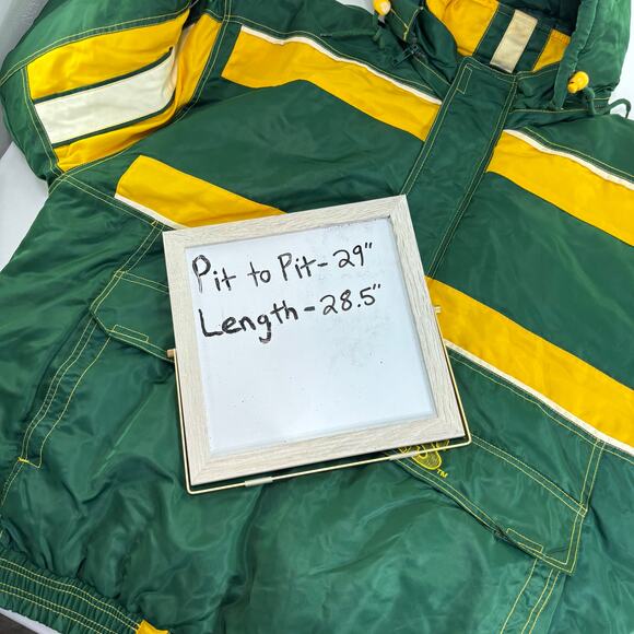 Vintage Starter Green Bay Packers Classic NFL Team Collection Hooded XXL Jacket - Picture 12 of 12